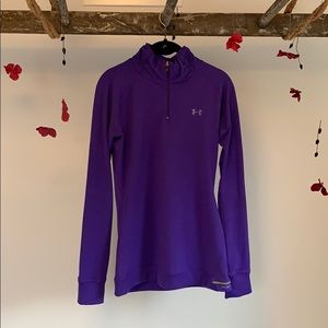 Under Armour Fitted Coldgear Quarter Zip